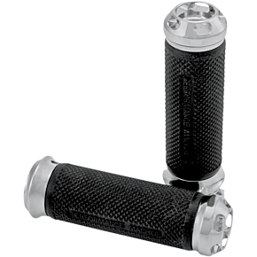 Performance Machine Pm Grips - Apex - Elite - TBW - Chrome 0063-2044-CH
