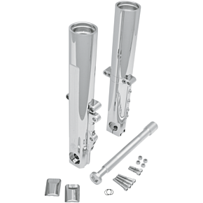 Performance Machine Pm Lower Fork Leg Kit - Single Disc - Chrome - '14-'20 FL 0208-2097-CH