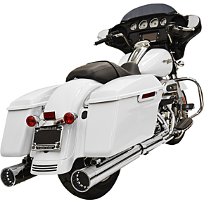 DNT Straight Can Mufflers for FL - Chrome 1F72DNT6