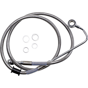 Brake Line - +6" - Stainless Steel - '15-'17 Softail 1741-5757