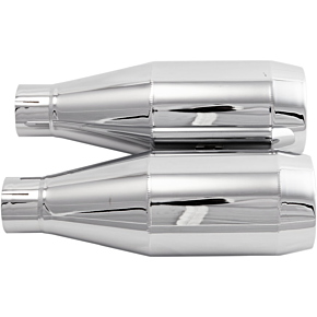 Slip-On Mufflers - Chrome TM-3042CH