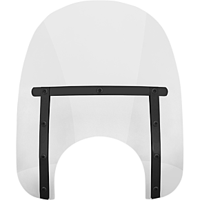 Memphis Slim Windshield - 15" - 9" Headlight Cutout - Clear MEB4120