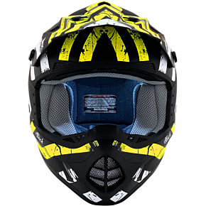 FX-17Y Helmet - Attack - Matte Black/Hi-Vis Yellow - Medium 0111-1415