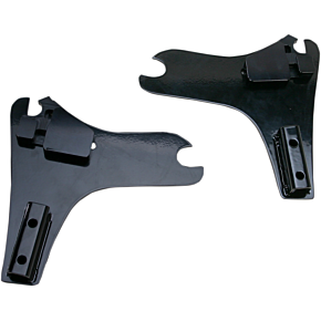 Cycle Visions D-Tach Side Plates - FLH - Black CV-8080B