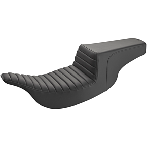 Saddlemen Step-Up Seat - Front Tuck-n-Roll - Black 897-07-171