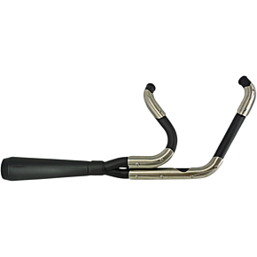 Trask Assault 2:1 Exhaust - Black - Straight TM-5010BK