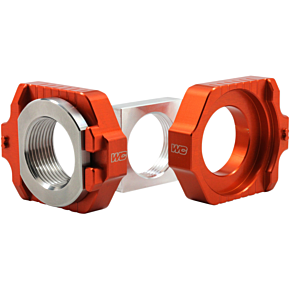 Works Connection Elite Axle Block Kit - Orange 17-263