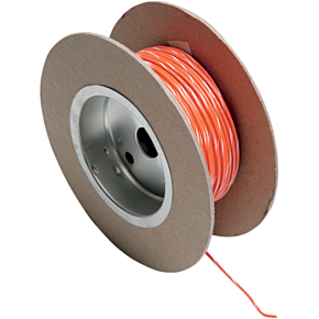 #18-gauge Orange/white Stripe 100' Spool Of Primary Wire