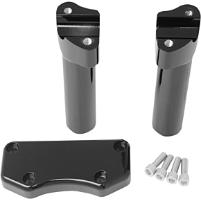 Risers - 6" - Buffalo - Top - Black 0602-0593