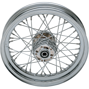 Rear Wheel - Single Disc/No ABS - Chrome - 16"x3.00" 0204-0372