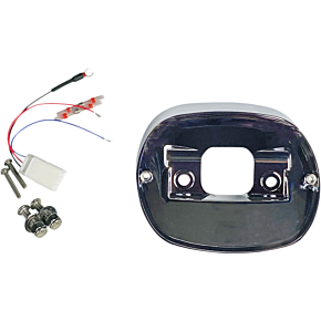 Custom Dynamics Taillight Baseplate - Chrome TL-BASE99-C