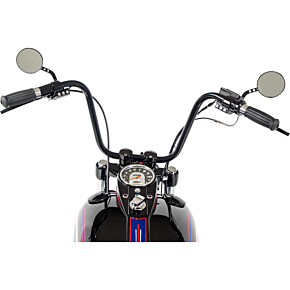 Khrome Werks Handlebar - Ape Hanger - 10" - ETC - Black 300819