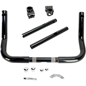 Klock Werks Handlebar - Klip Hanger - 10" - Black KW06-01-8015-B