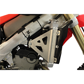 Works Connection Radiator Brace - Silver - Honda 18-777
