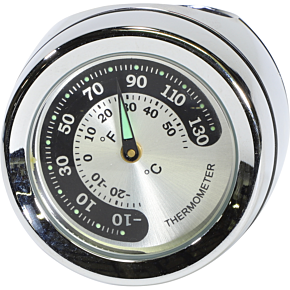 Handlebar Mount Thermometer - Chrome - For 1" Bar 2212-0724