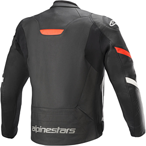 Faster v2 Leather Jacket - Black/Red - US 44 / EU 54 3103521-1030-54