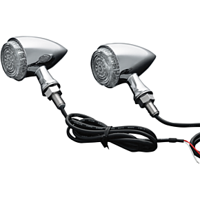 Kuryakyn Torpedo Light - Chrome/Amber