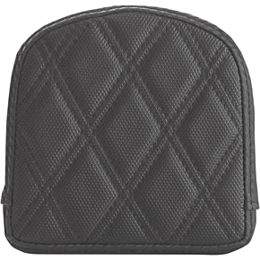 Sissy Bar Pad - Lattice Stitched - Black 0408SDC