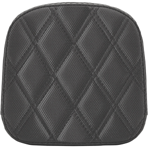 Sissy Bar Pad - Lattice Stitched - Black 0407SDC