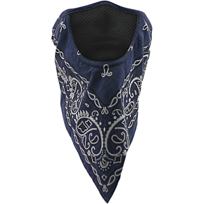 Face Mask - Facefit - Navy Paisley FMV-224