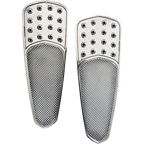 Accutronix Front Floorboards - Chrome Knurled FBF01-KDTC