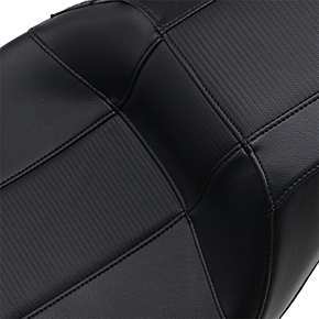 Le Pera Outcast GT-2 Seat - 2-Up - Without Backrest - Black Carbon Fiber - FLH LK-997GT3