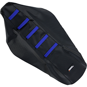 Moose Racing Ribbed Seat Cover - Blue - Yamaha