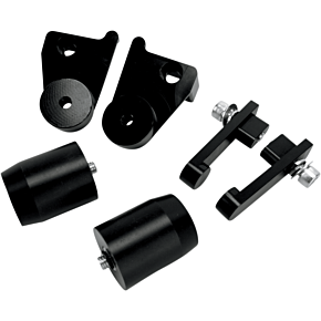 Powerstands Racing Frame Sliders - Black - Honda 03-00913-02