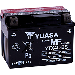 Yuasa AGM Battery - YTX4L-BS .174 L YUAM62X4B