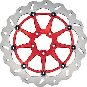 Brake Rotor - Front - Red DF680CWSX-R