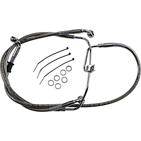 Brake Line - +6" - Stainless Steel - FXDF '08-'17 1741-2903