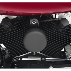 Round Horn Cover - Black Wrinkle 2107-0046