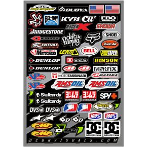 Decal Sheet - Misc. Logo 40-90-105