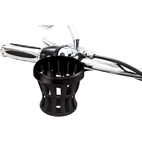 Drink Holder -  7/8" - 1" Handlebar Mount - Black 50613