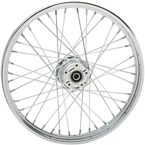 Front Wheel - Single Disc/No ABS - Chrome - 21"x2.15" 0203-0528