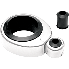 Motion Pro Chrome Single Cable Clamp w/ 1-1/4" - 1-1/2" Mounting Diameter