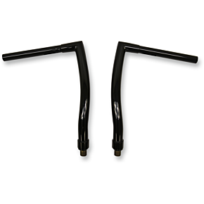 Todds Cycle Handlebar - Strip - FXS - 1-1/4" - 14" Rise - OEM Top Tree - Black 0601-2554