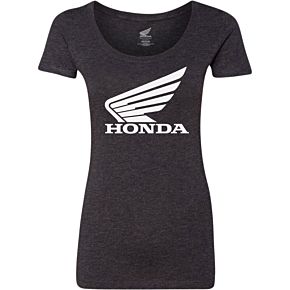 Women's Honda Wing T-Shirt - Black - Small NP21S-L3030-S