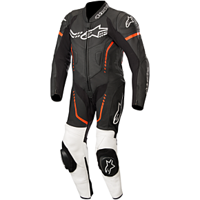 Alpinestars Youth GP Plus 1-Piece Leather Suit - Black/White/Red - 140