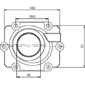Carburetor Flange - Polaris 104605