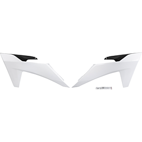 Radiator Covers - '20-'26 OEM White/Black KT05011#042