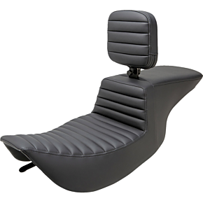 Tour Step-Up Seat - Rider Backrest - Tuck-n-Roll - FLHR/FLHX '97-'07 897-06-191BR