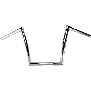 Todds Cycle Handlebar - Strip - 1-1/4" - 10" Rise - Chrome 0601-2716