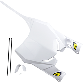 Cycra Stadium Number Plate -  White 1CYC-0704-42