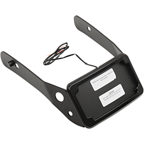 LP Plate Frame & Mount with Tag Light - FXDWG - Black CV4661B