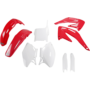 Body Kit - OEM Red/White - Honda - CRF '04 HOKIT107F@999