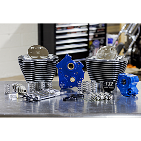 132" Power Package Engine Performance Kit - Chain Drive - Oil Cooled - Highlighted Fins - M8 310-1237