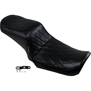 Cherokee Seat - Diamond Pleated - Black - FXD '06+ LK-021DM