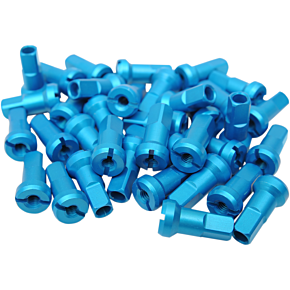 Moose Racing MX1 Nipple Set - Lake Blue - 8 Gauge