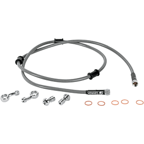 Moose Racing Stainless Steel Brake Line - KLR 650